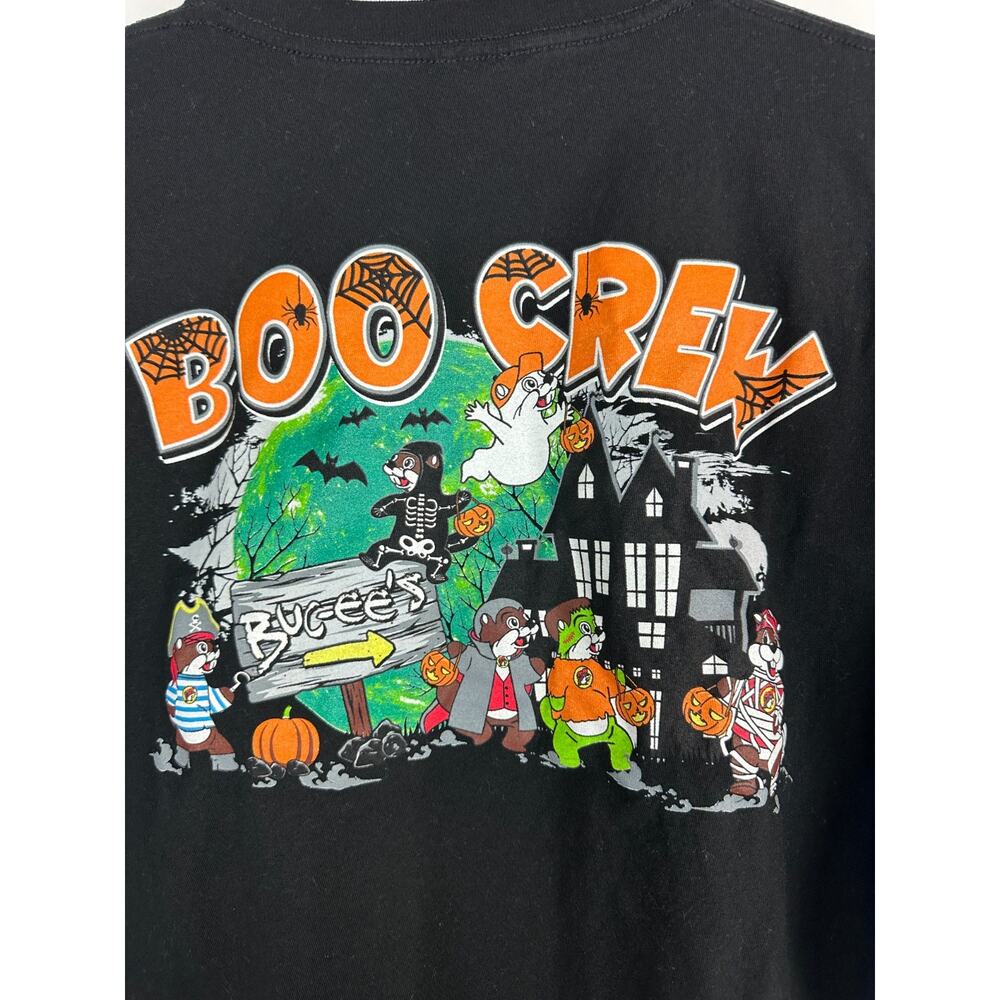 Bucees BUC-EES Boo Crew Halloween T-Shirt Black Shirt Short Sleeve Top Size XL - Picture 5 of 7